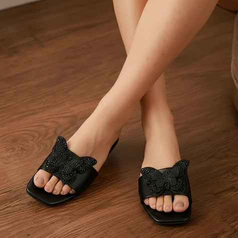 butterfly-shaped rhinestone